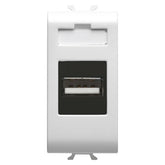 Corus - USB socket white 1 module